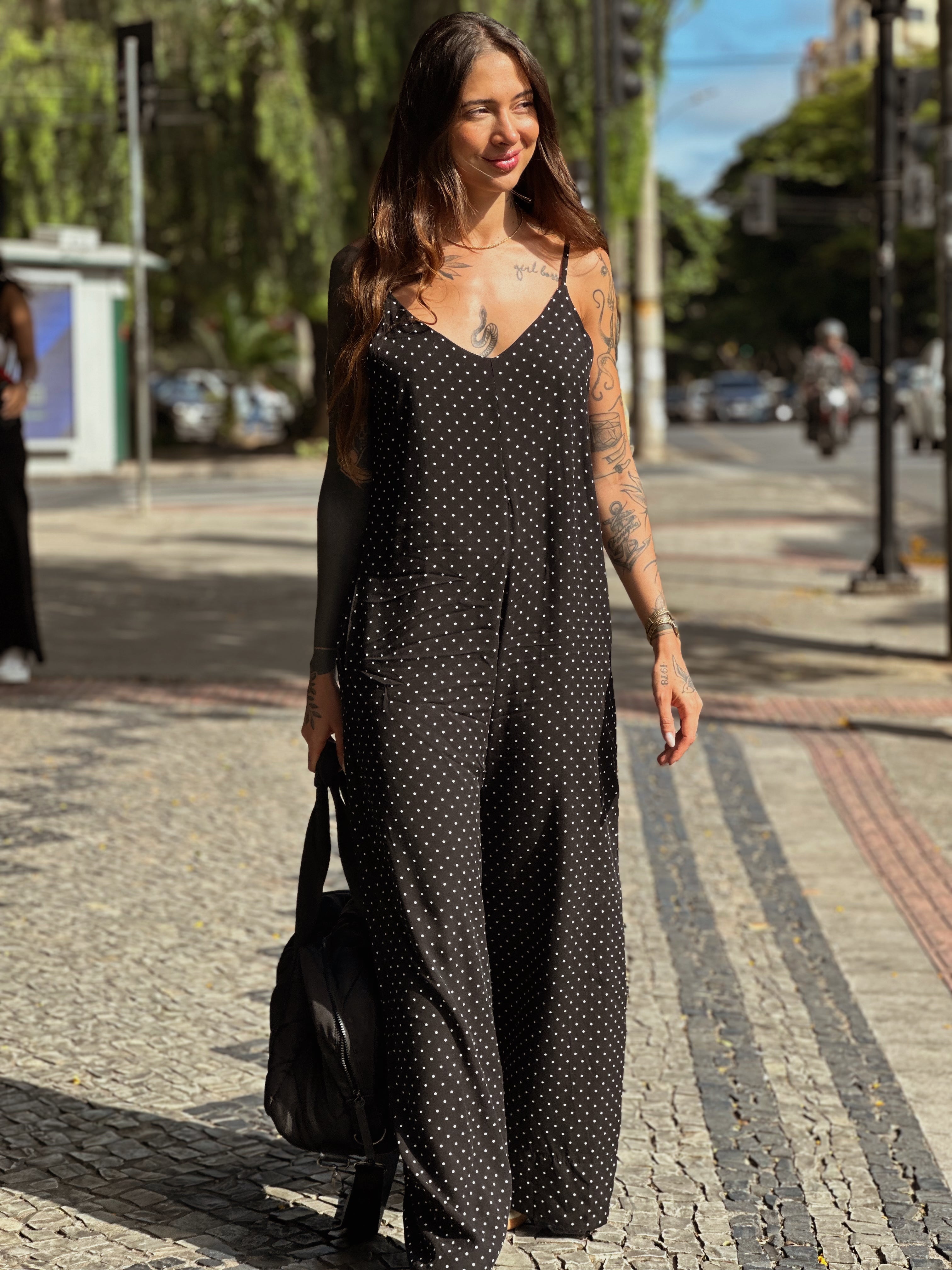 Macacão Basic Bali com Bolso- Póa