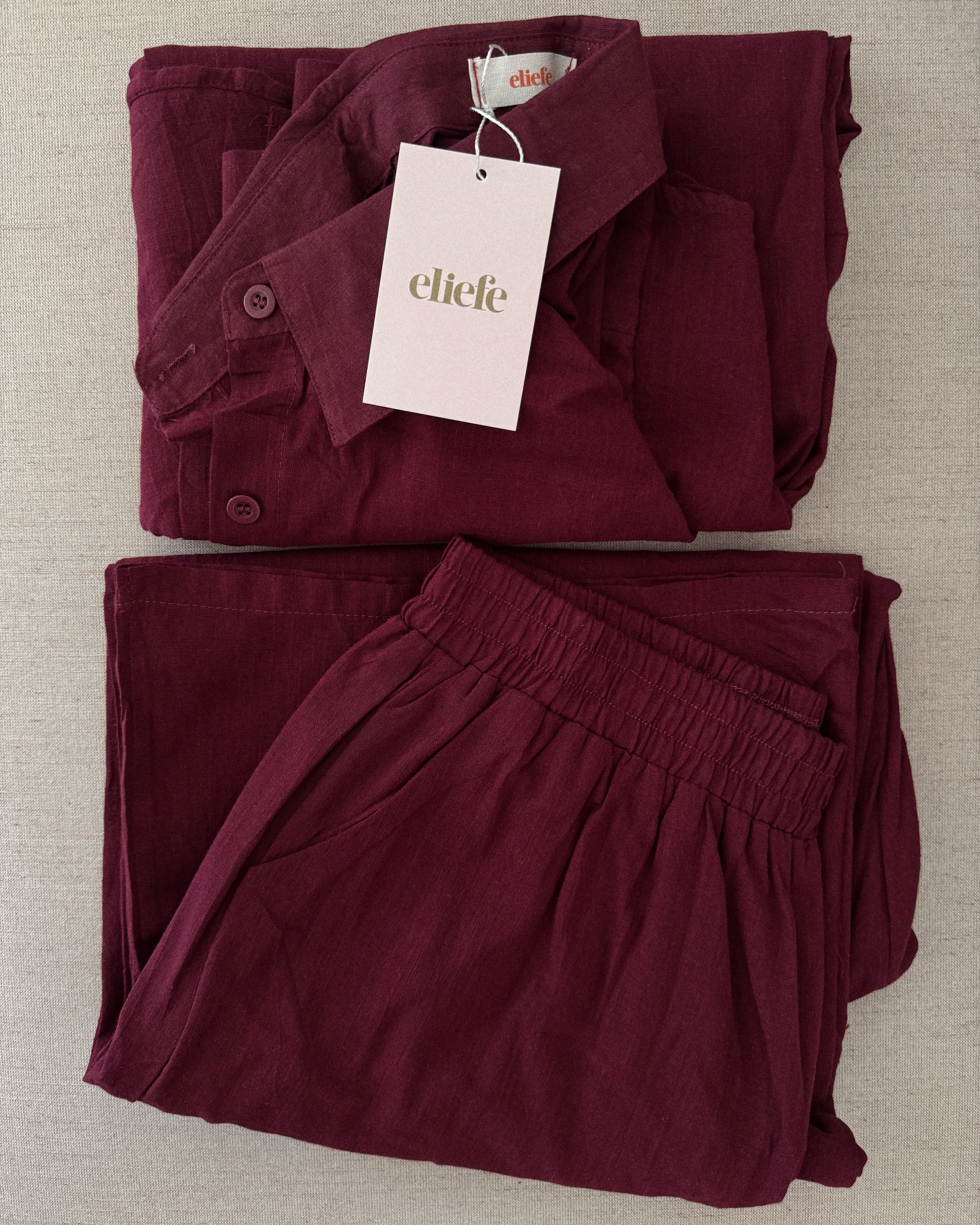Conjunto Camisa + Calça em Algodão Brooklyn