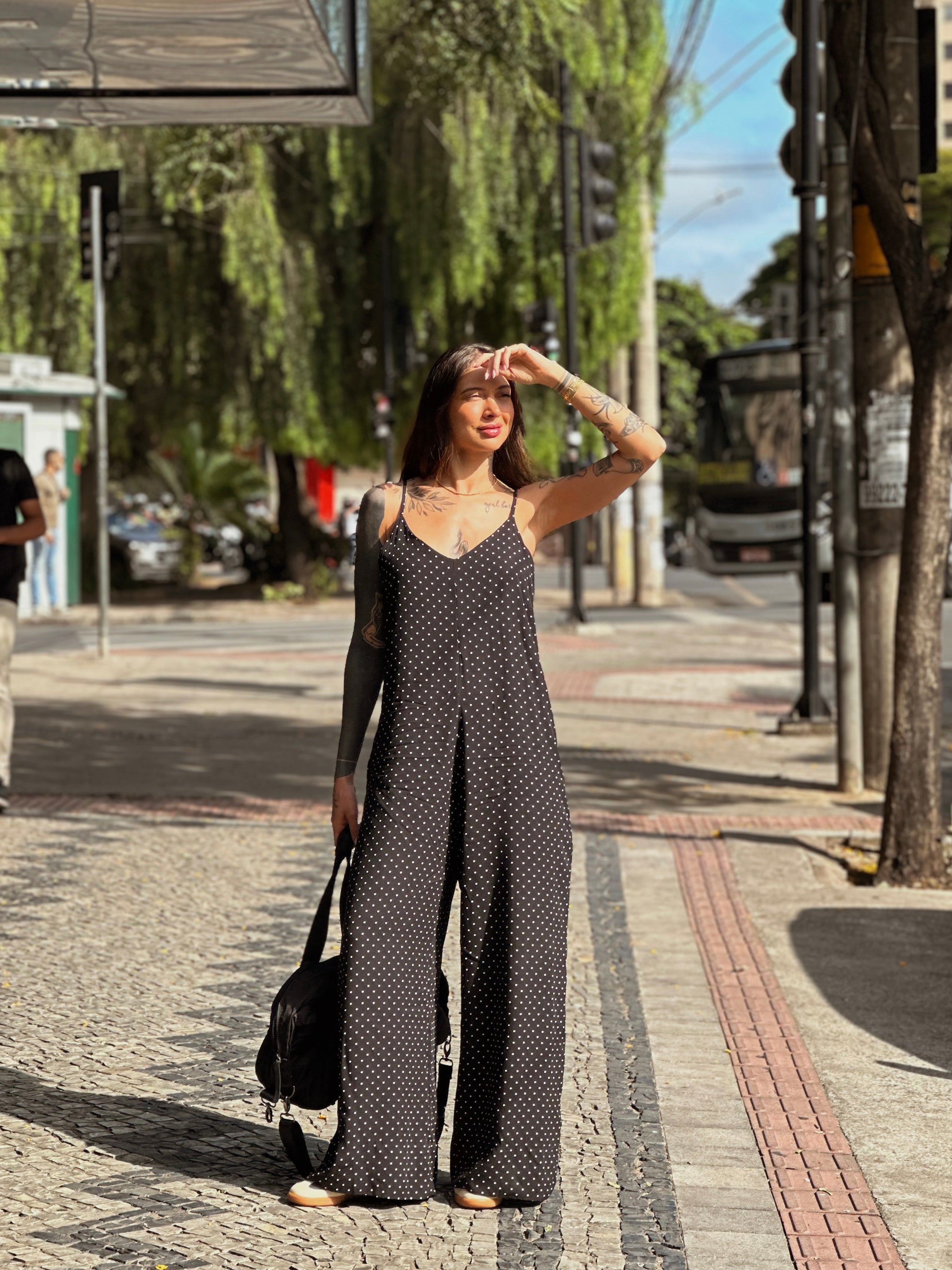 Macacão Basic Bali com Bolso- Póa