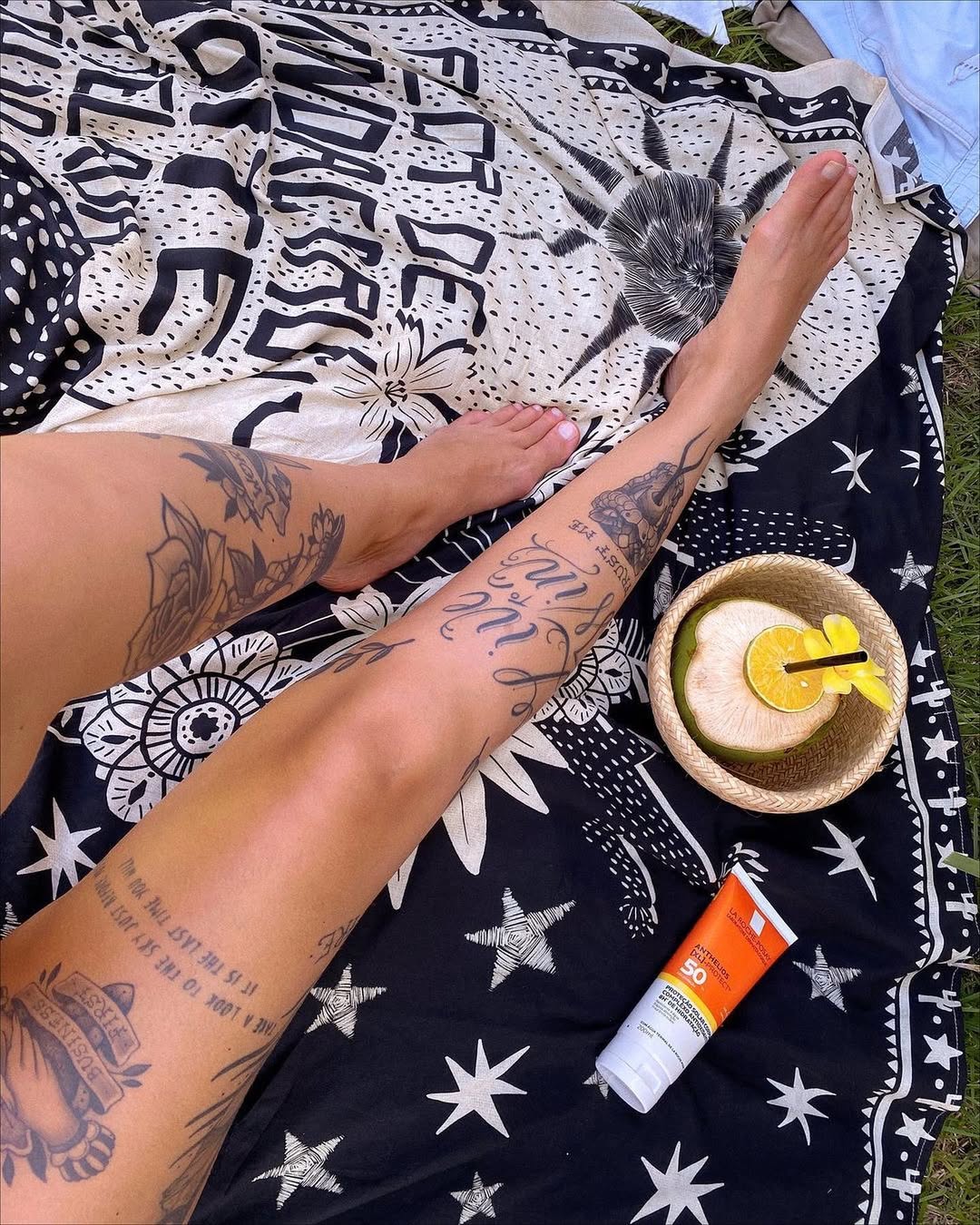 Canga Estampada Flor de Mandacaru