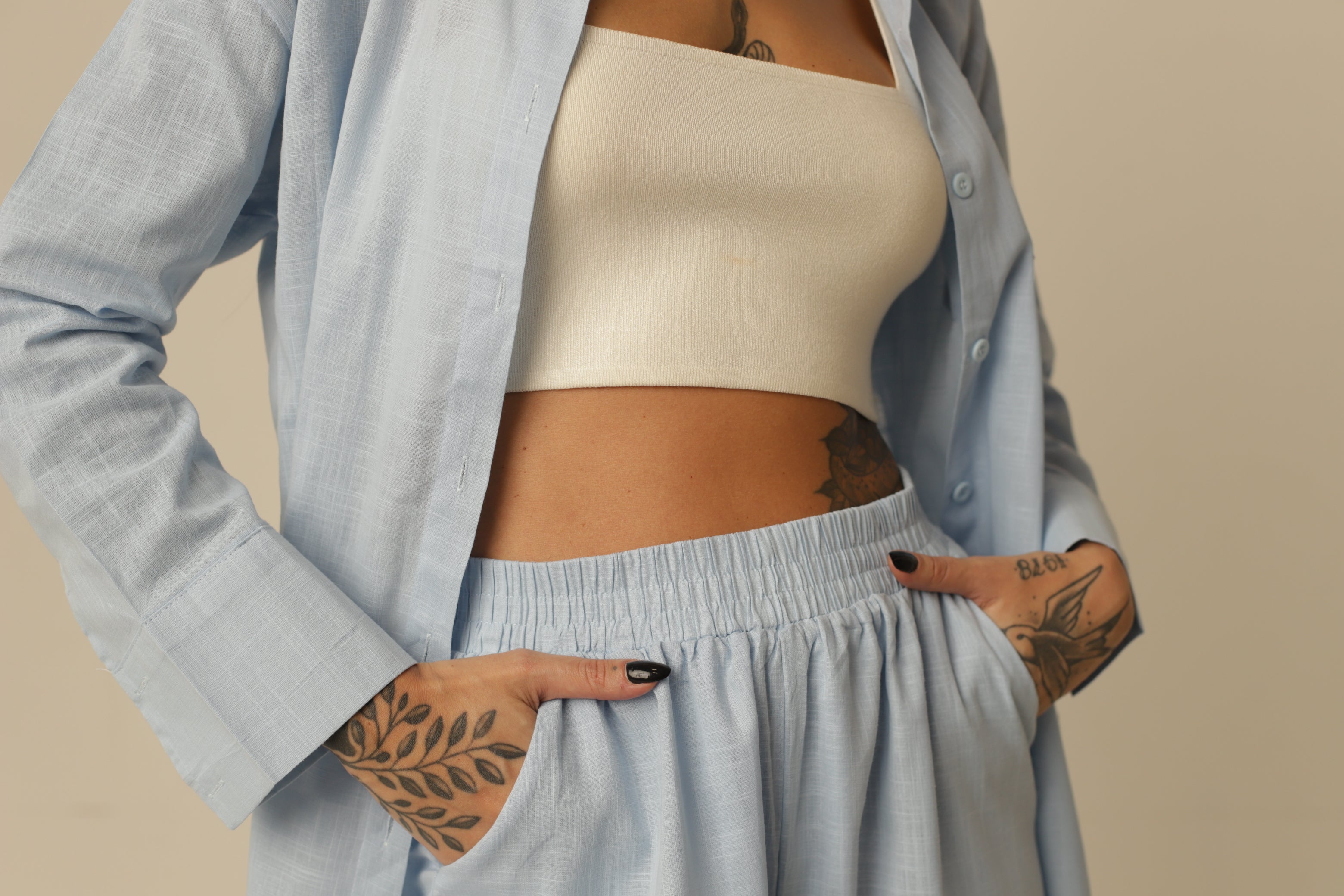 Conjunto Camisa + Calça em Algodão Brooklyn