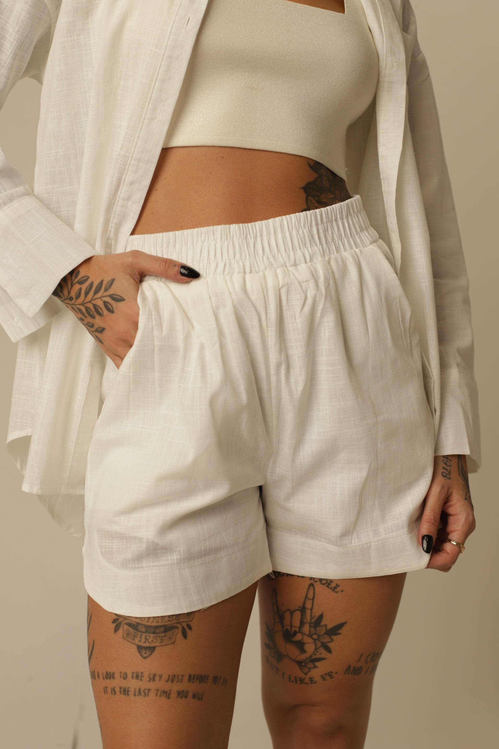 Conjunto Malta - Camisa + Short em Algodão