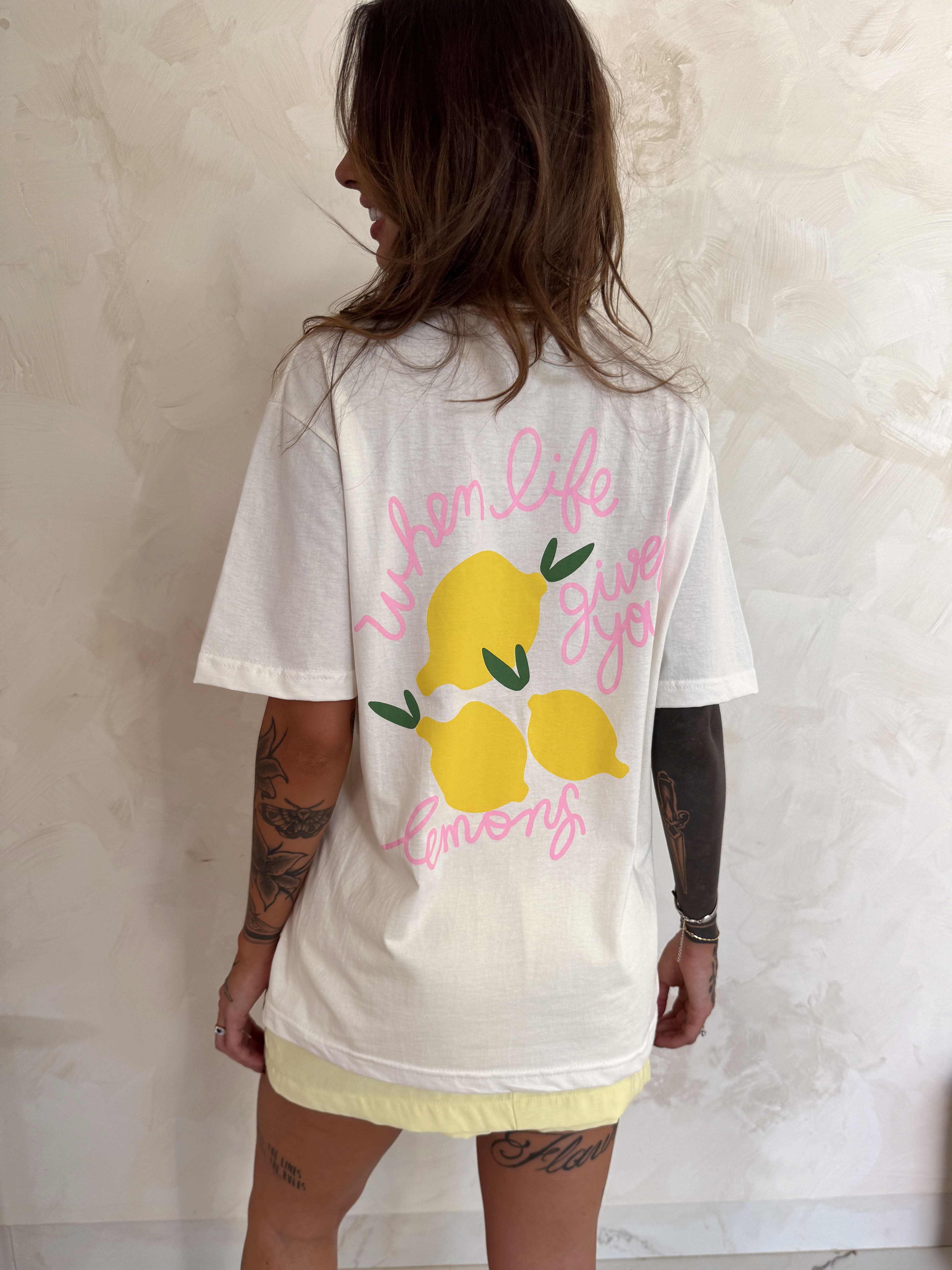 T-Shirt Over Estampada Lemonade