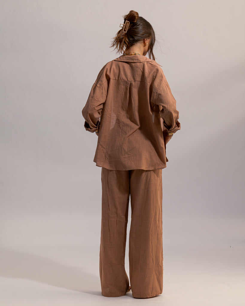 Conjunto Camisa + Calça em Algodão Brooklyn