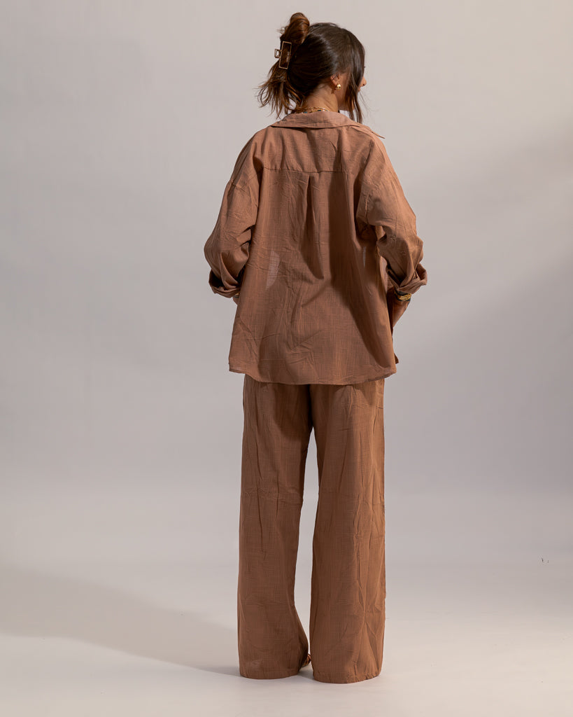 Conjunto Camisa + Calça em Algodão Brooklyn