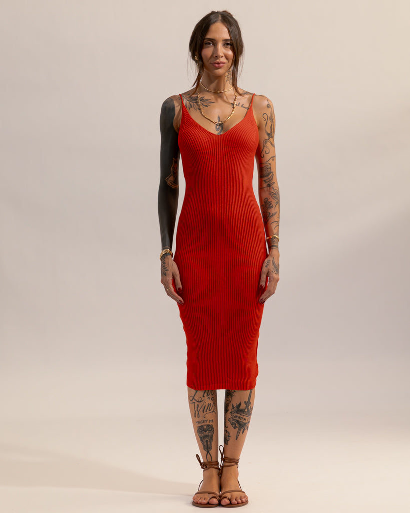 Vestido Midi Tricot Vicenza