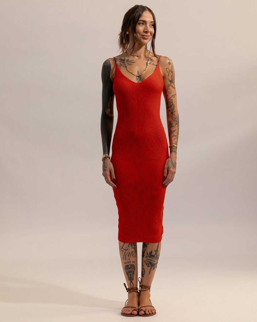 Vestido Midi Tricot Vicenza