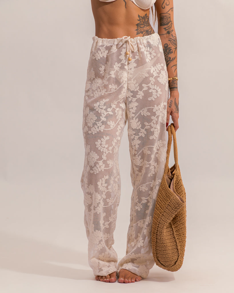 Pantalona Tela Bordada