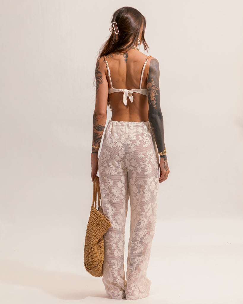 Pantalona Tela Bordada