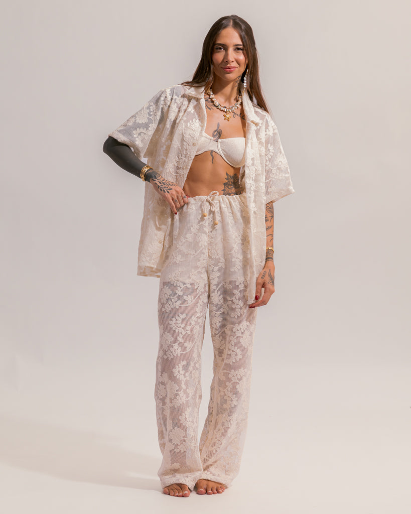 Pantalona Tela Bordada