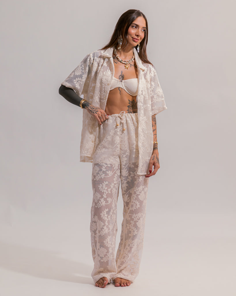 Pantalona Tela Bordada