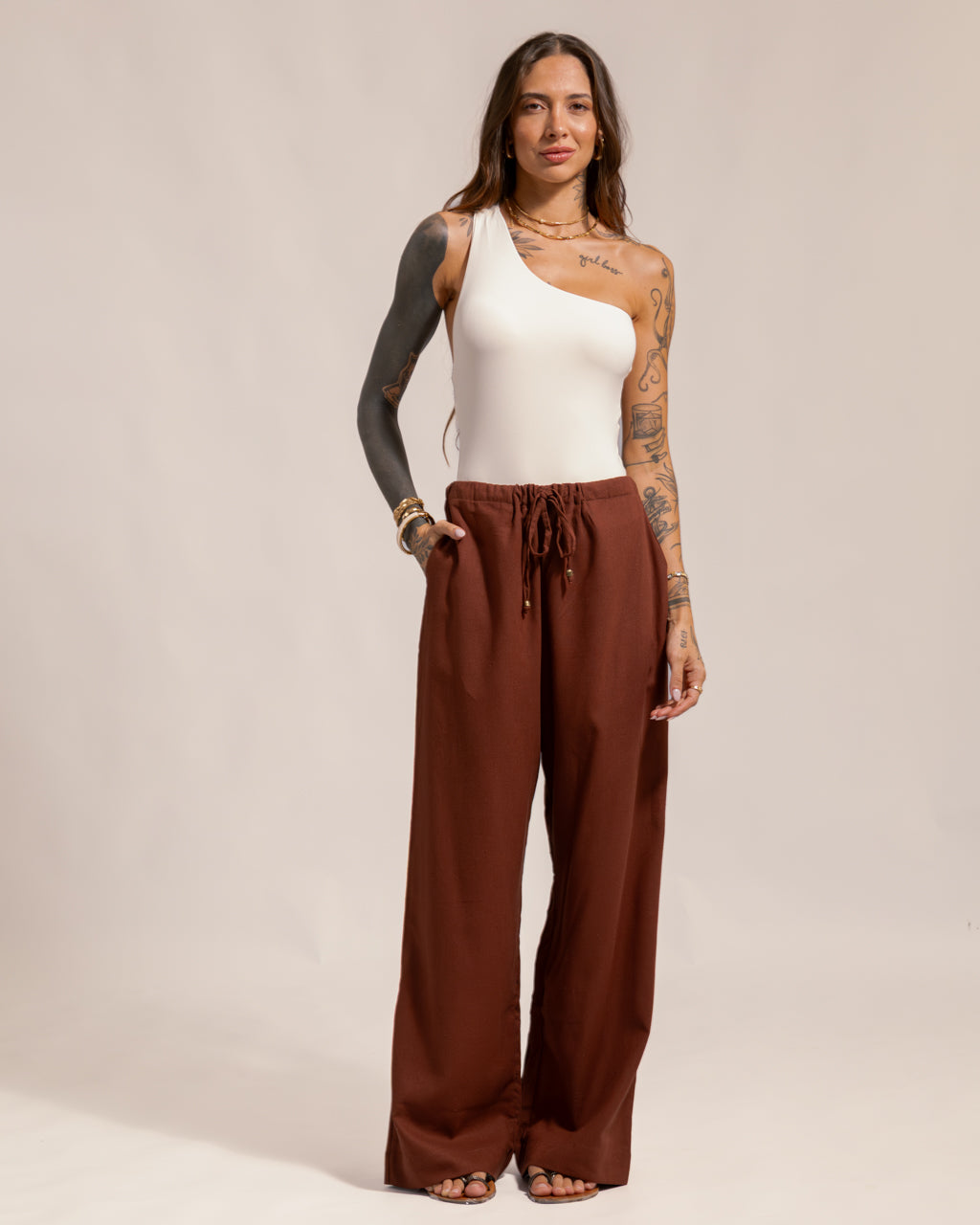 Calça Amarração Cordinha Nina