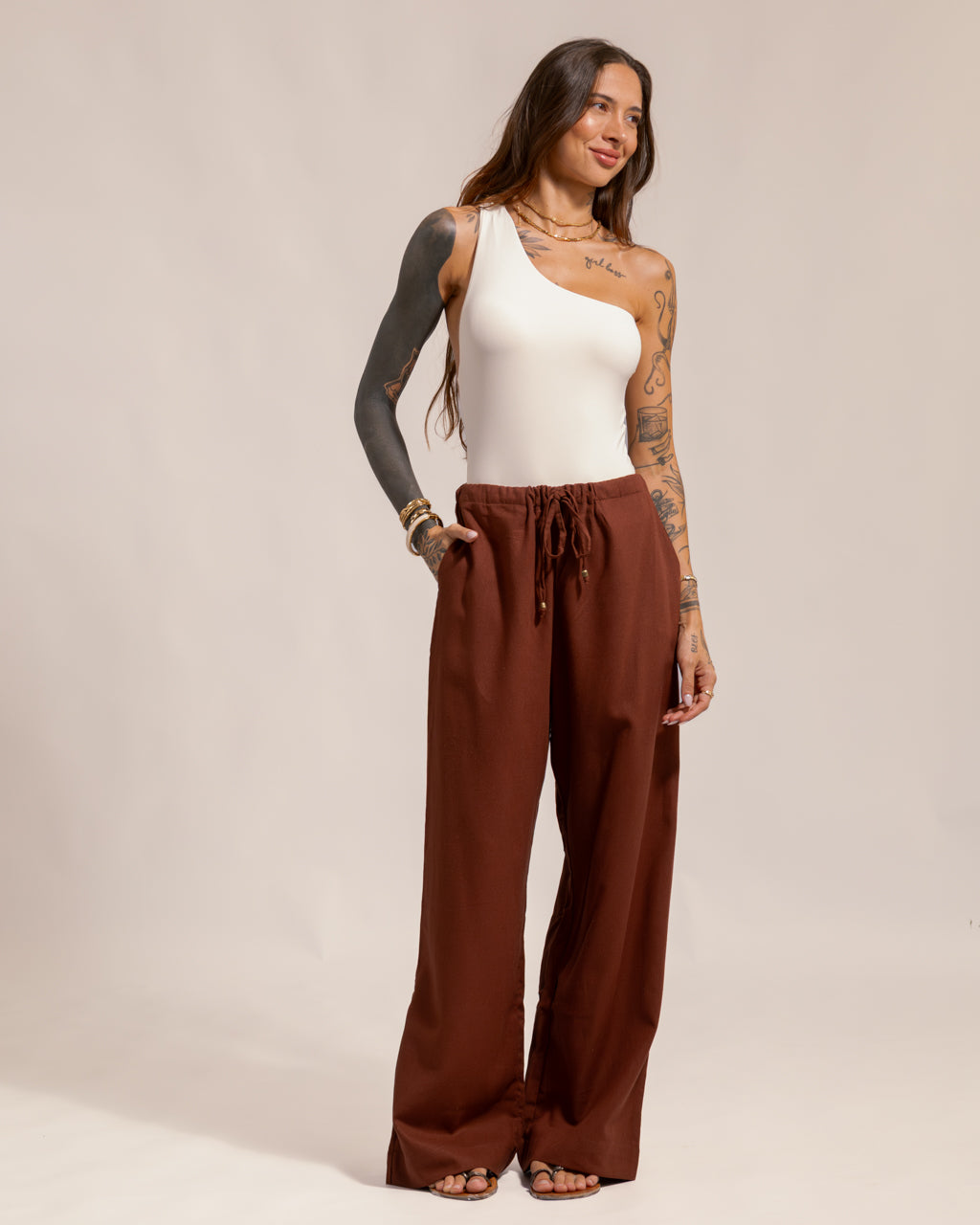 Calça Amarração Cordinha Nina