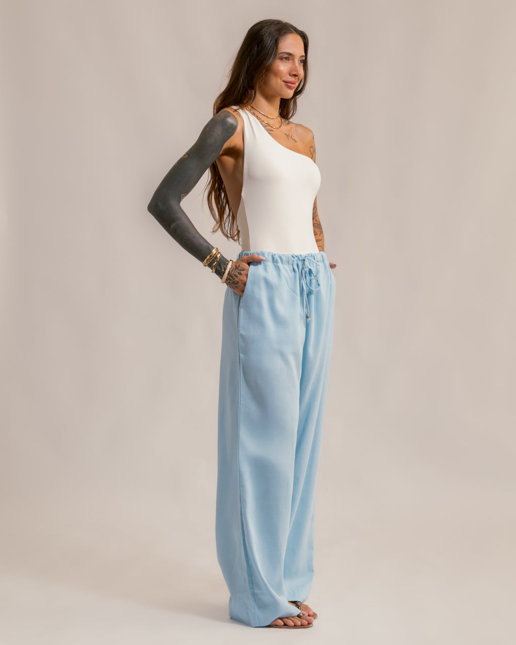 Calça Amarração Cordinha Nina