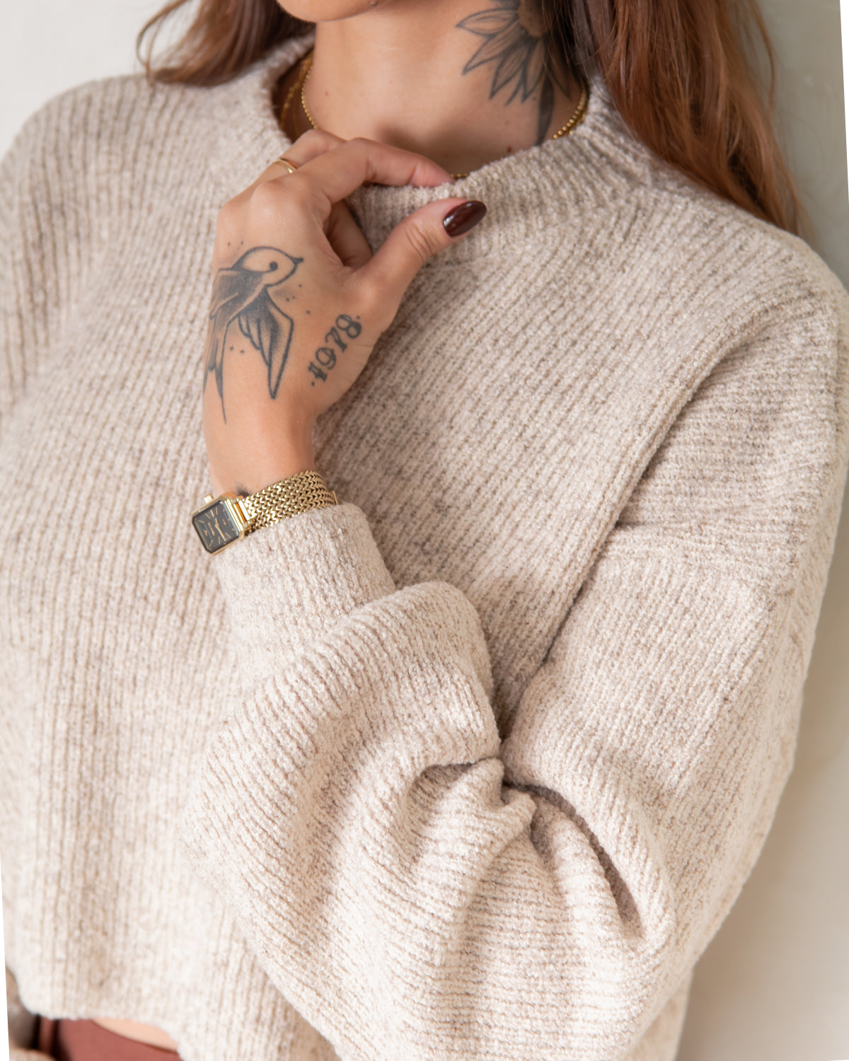 Cropped Tricot Mousse