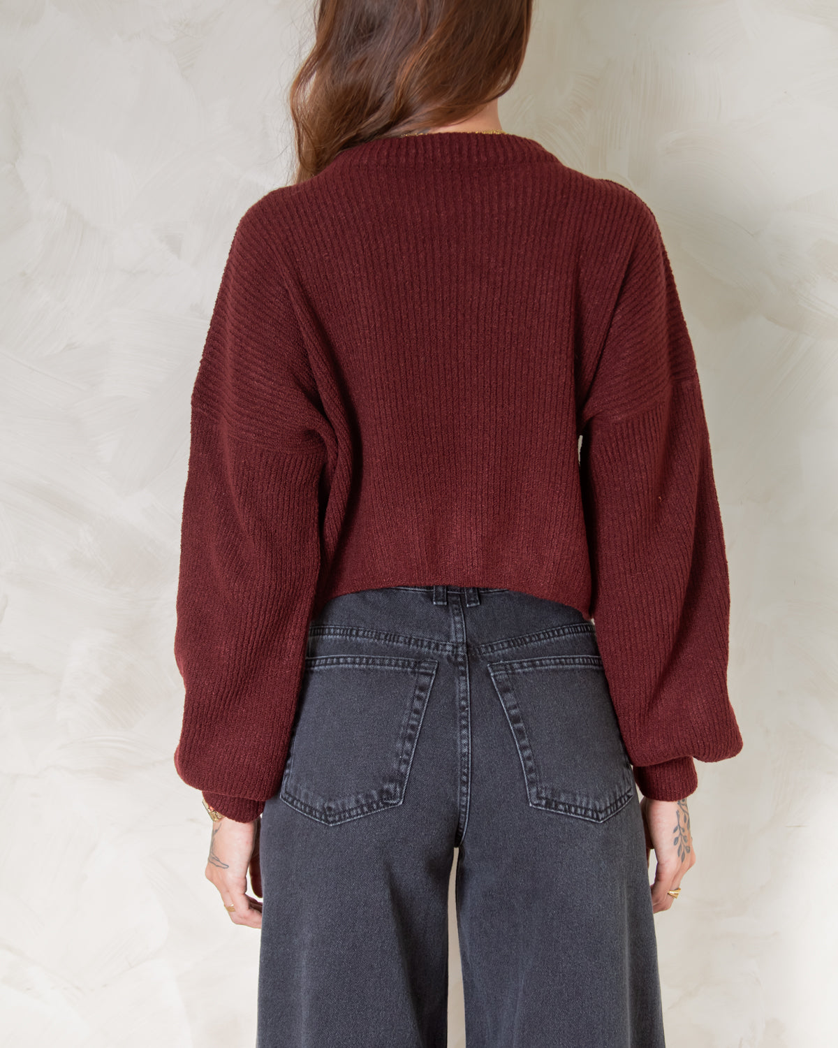Cropped Tricot Mousse