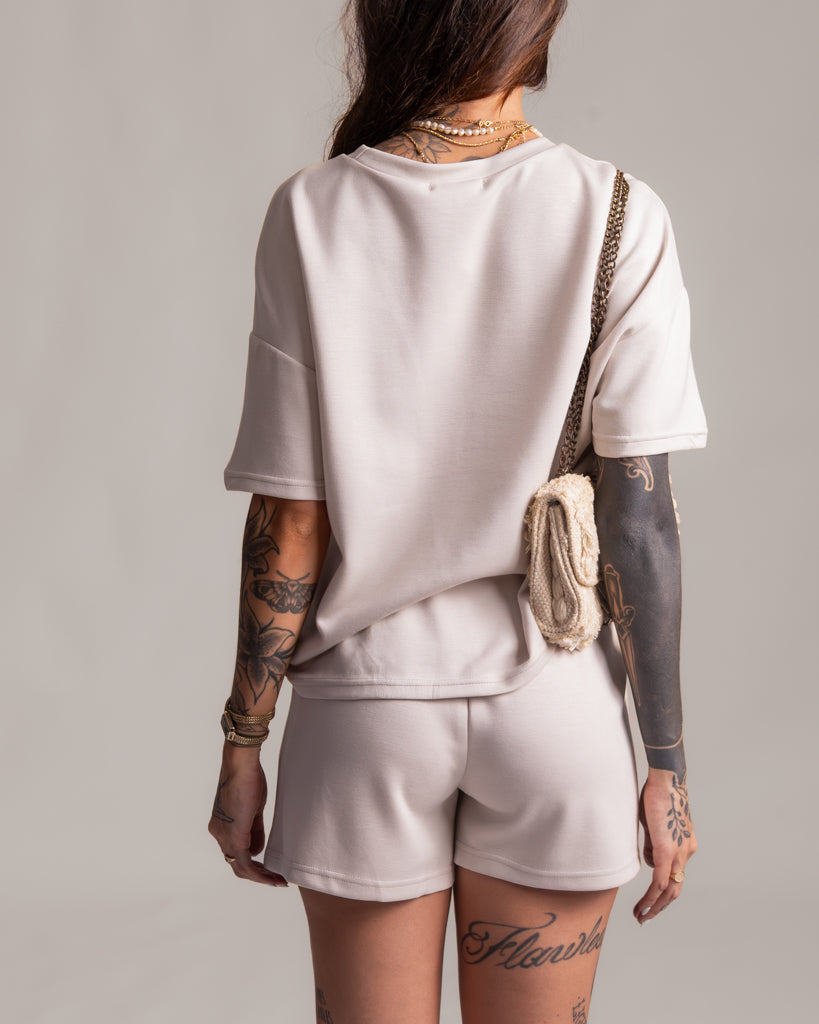 Conjunto Short + Blusa - Malha Premium Solenne