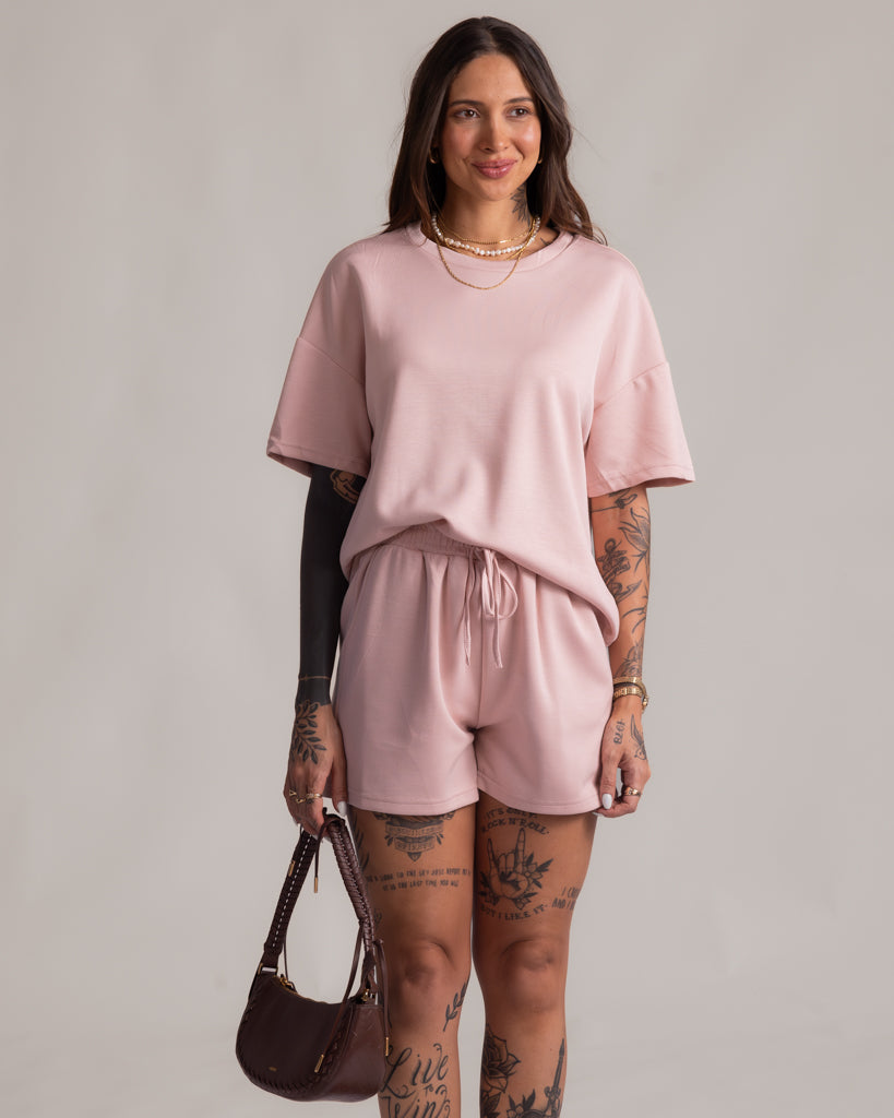 Conjunto Short + Blusa - Malha Premium Solenne