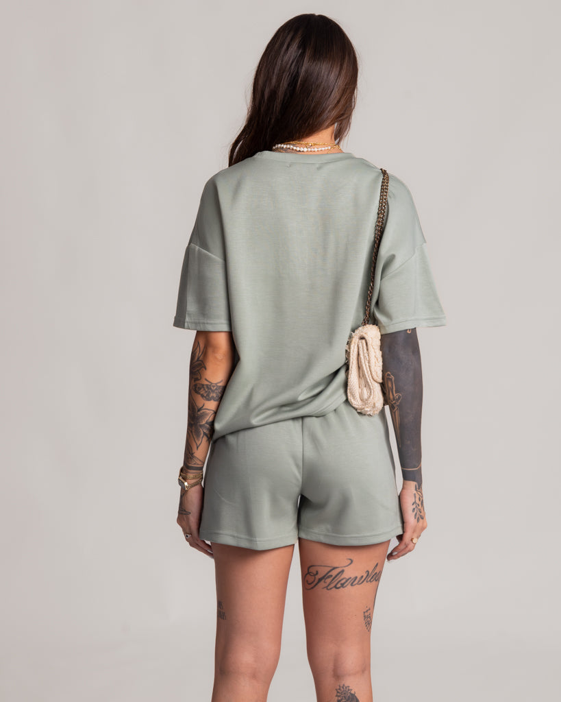 Conjunto Short + Blusa - Malha Premium Solenne