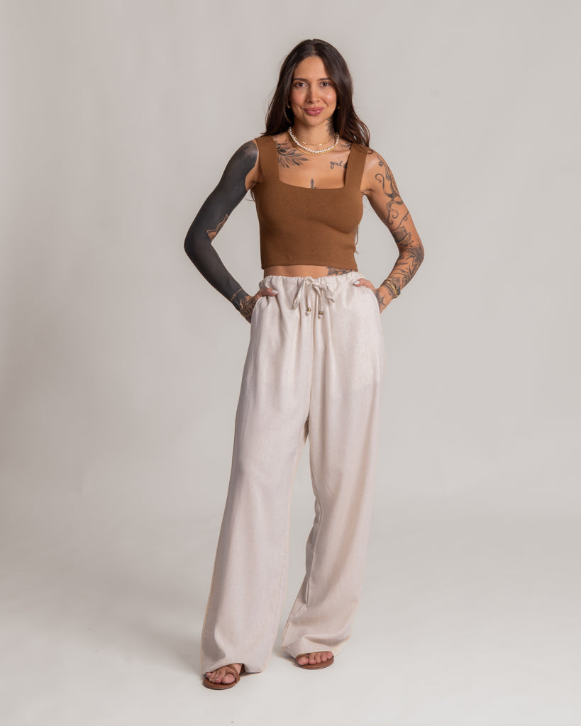 {PRÉ VENDA} Calça Amarração Cordinha Nina