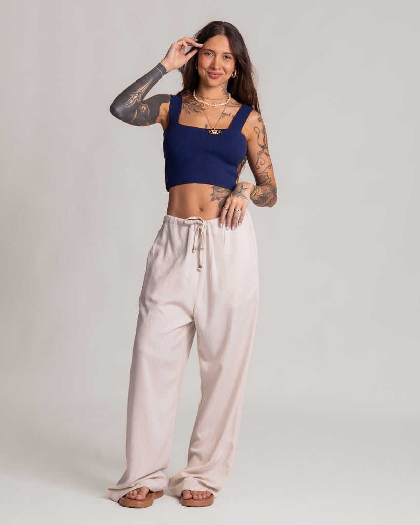 {PRÉ VENDA} Calça Amarração Cordinha Nina