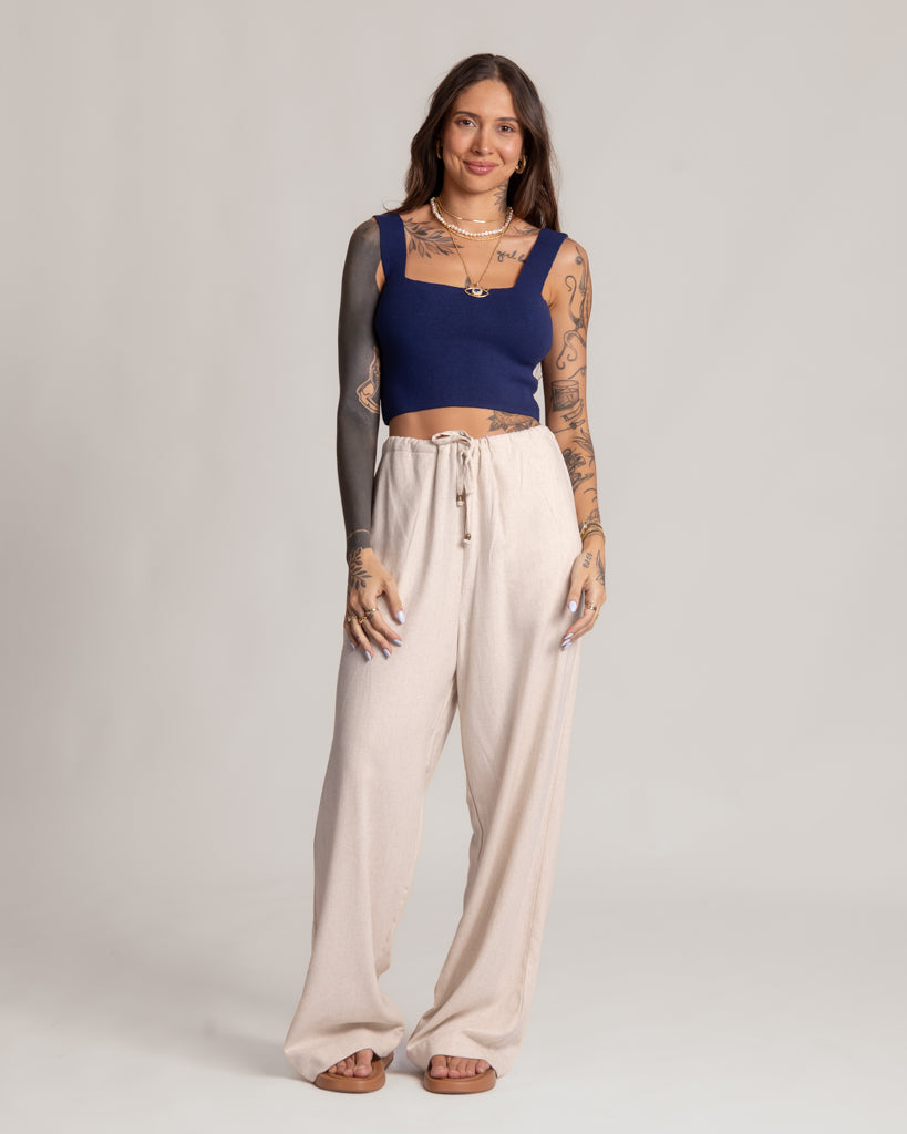 {PRÉ VENDA} Calça Amarração Cordinha Nina