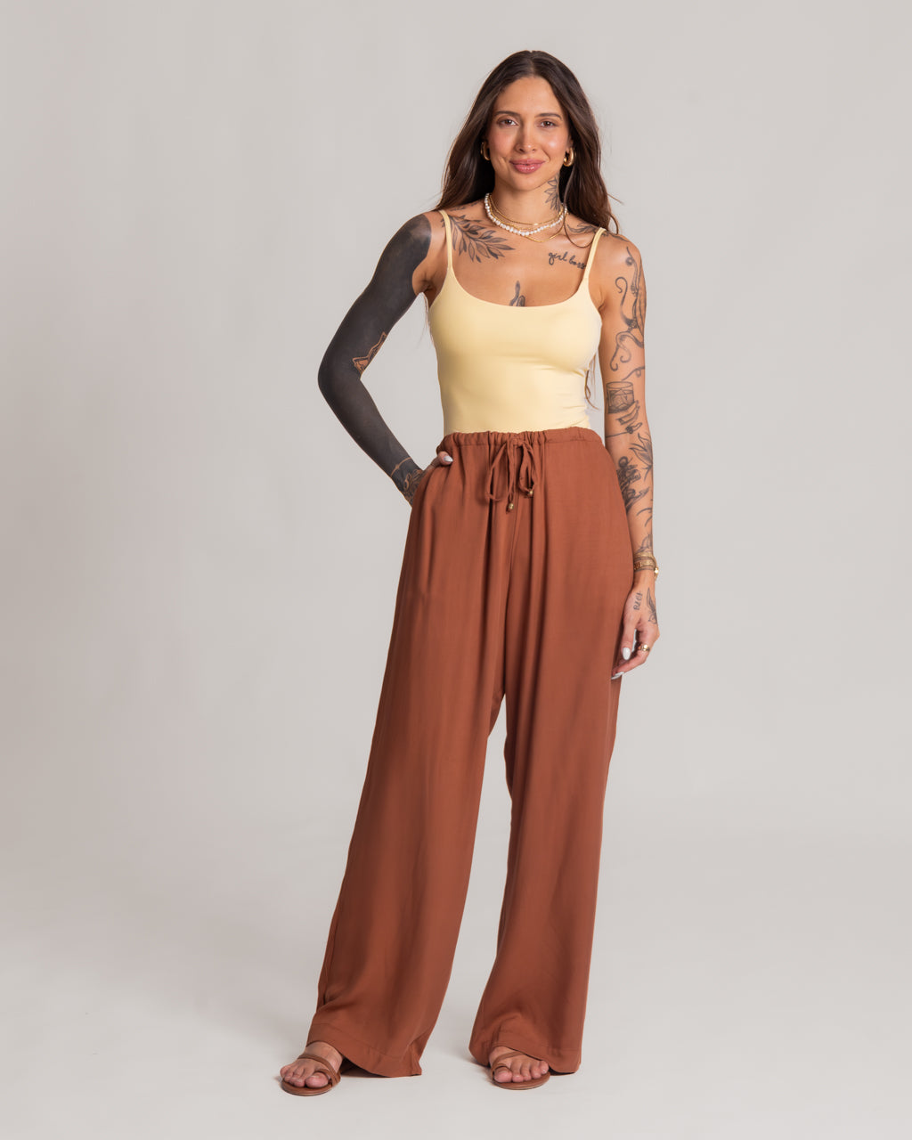 {PRÉ VENDA} Calça Amarração Cordinha Nina