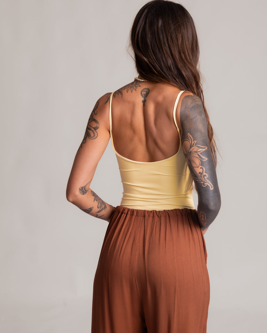 Body Maiô Alcinha Decote Costas