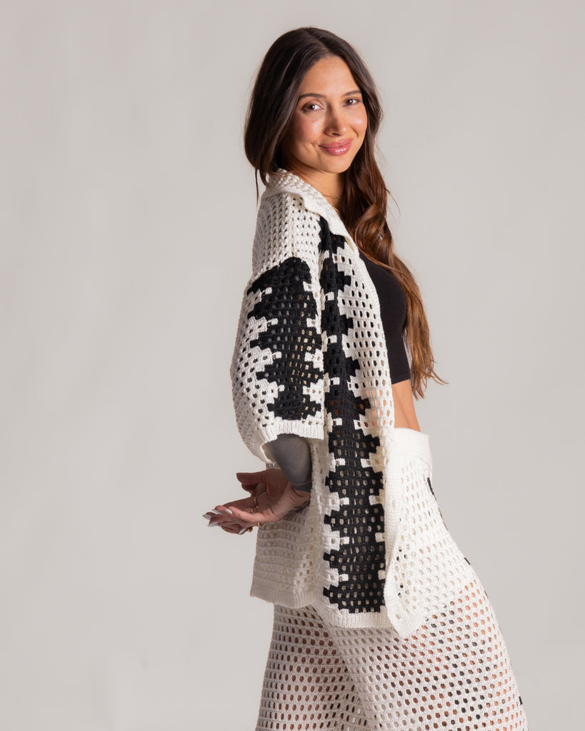 Conjunto Calça + Camisa em Tricot Noronha