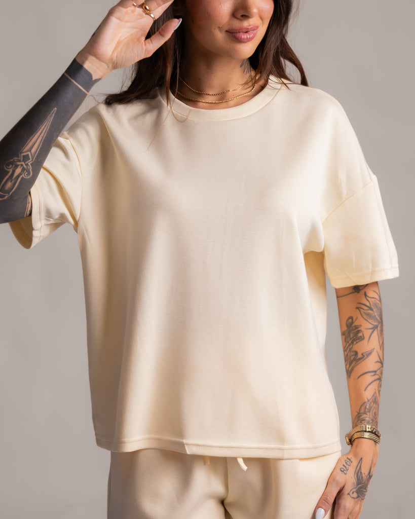 Conjunto Short + Blusa - Malha Premium Solenne