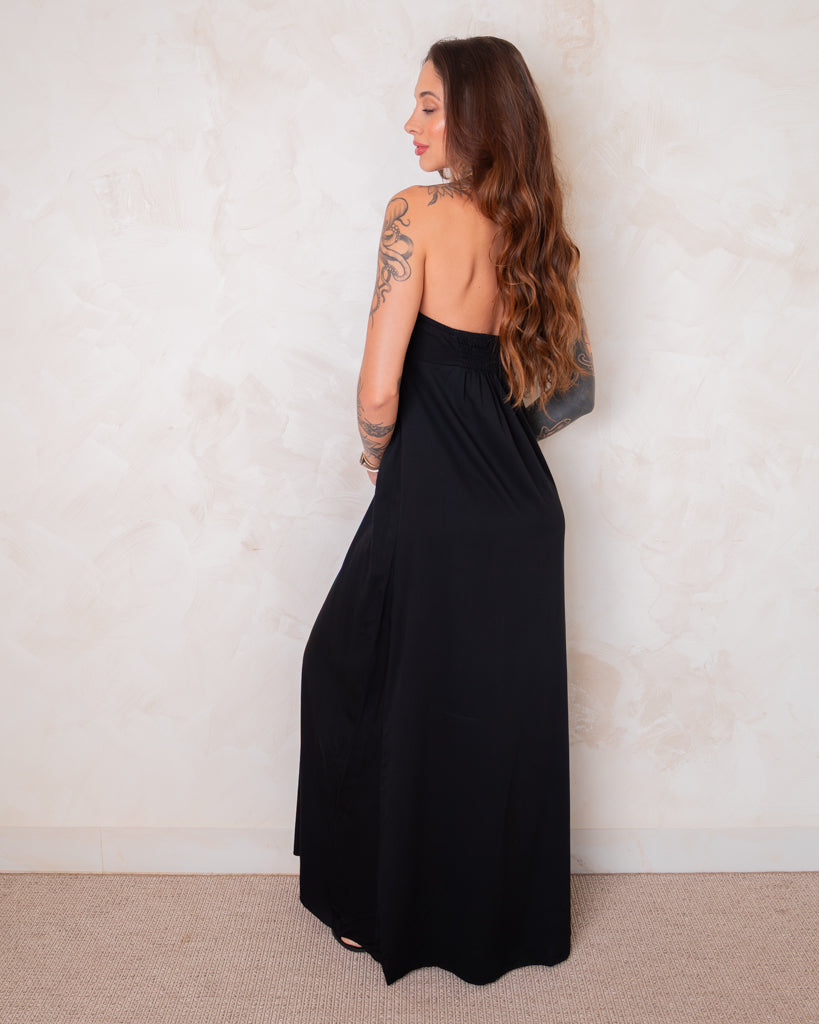 Vestido Longuete Brisa - Amarração Busto 2 em 1