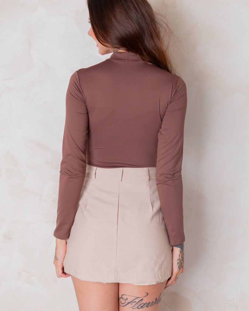 Short Saia Alfaiataria Liso