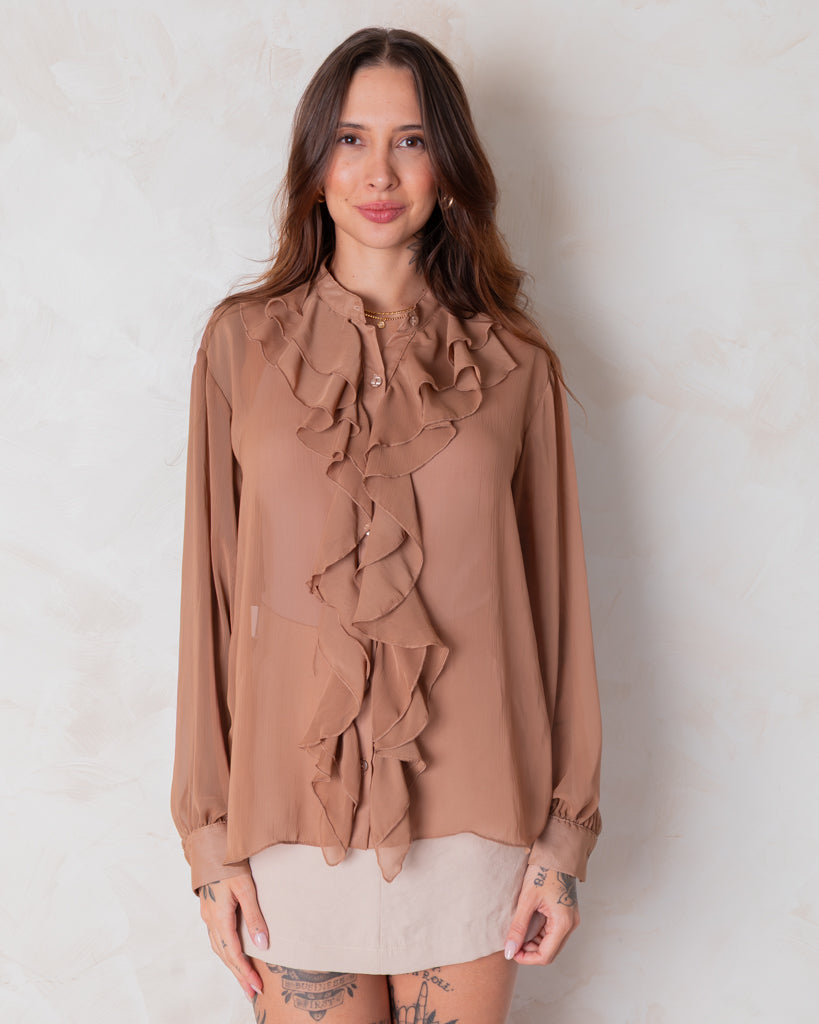 Camisa Babados Amélie - Toque de Seda