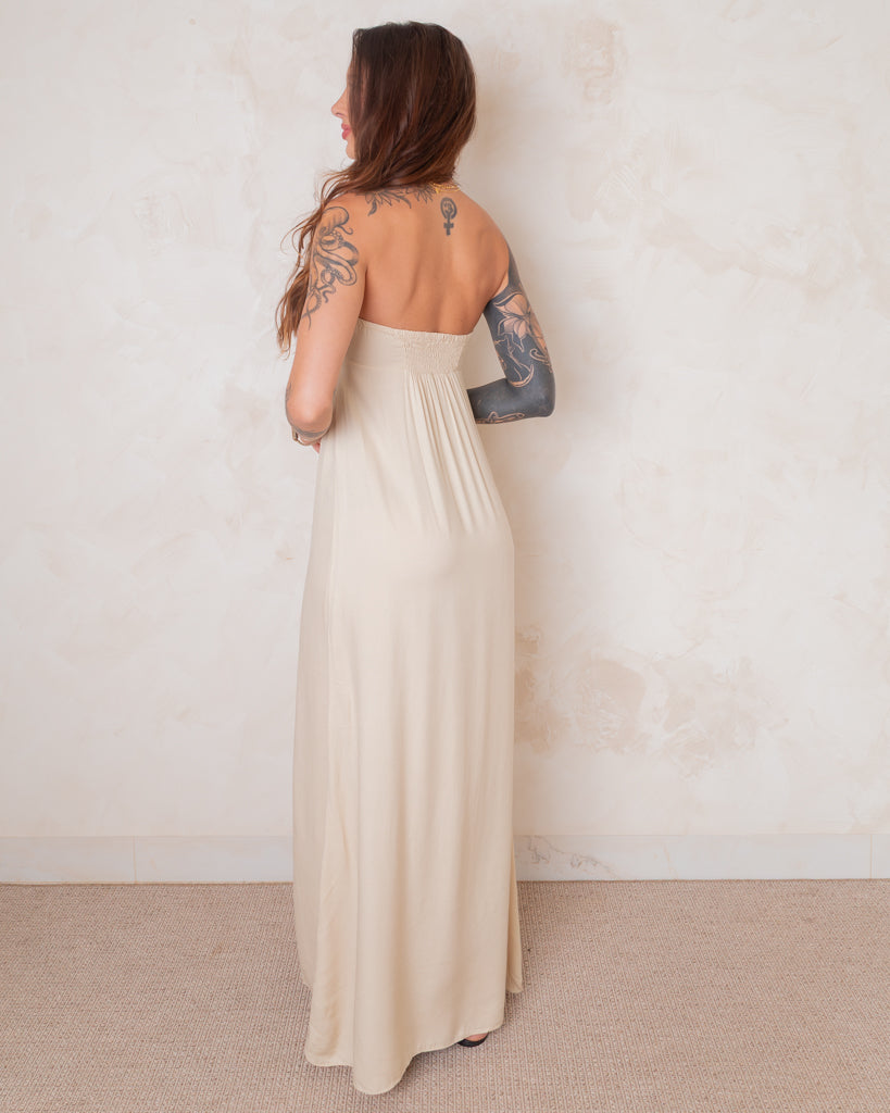 Vestido Longuete Brisa - Amarração Busto 2 em 1
