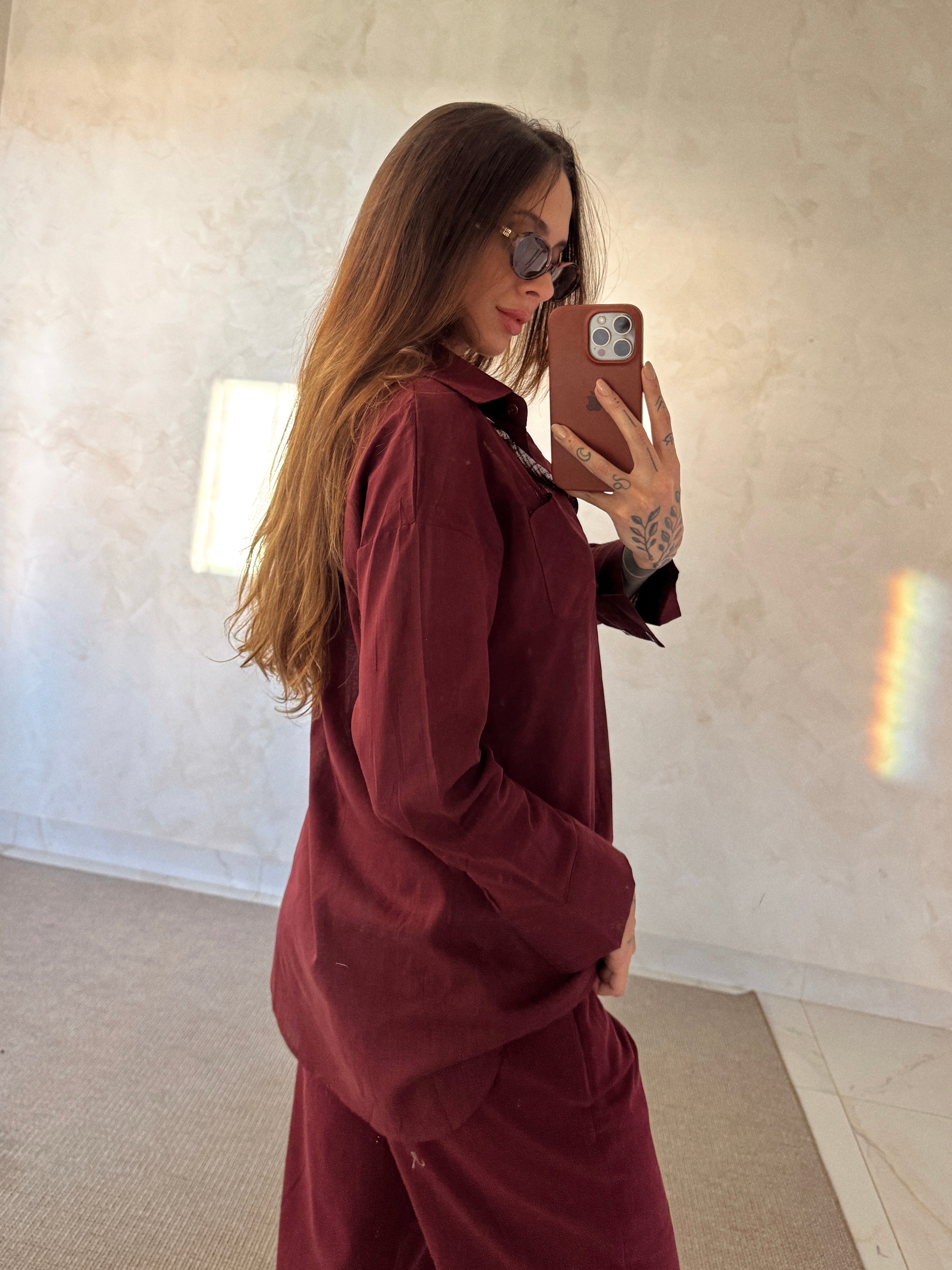 Conjunto Camisa + Calça em Algodão Brooklyn