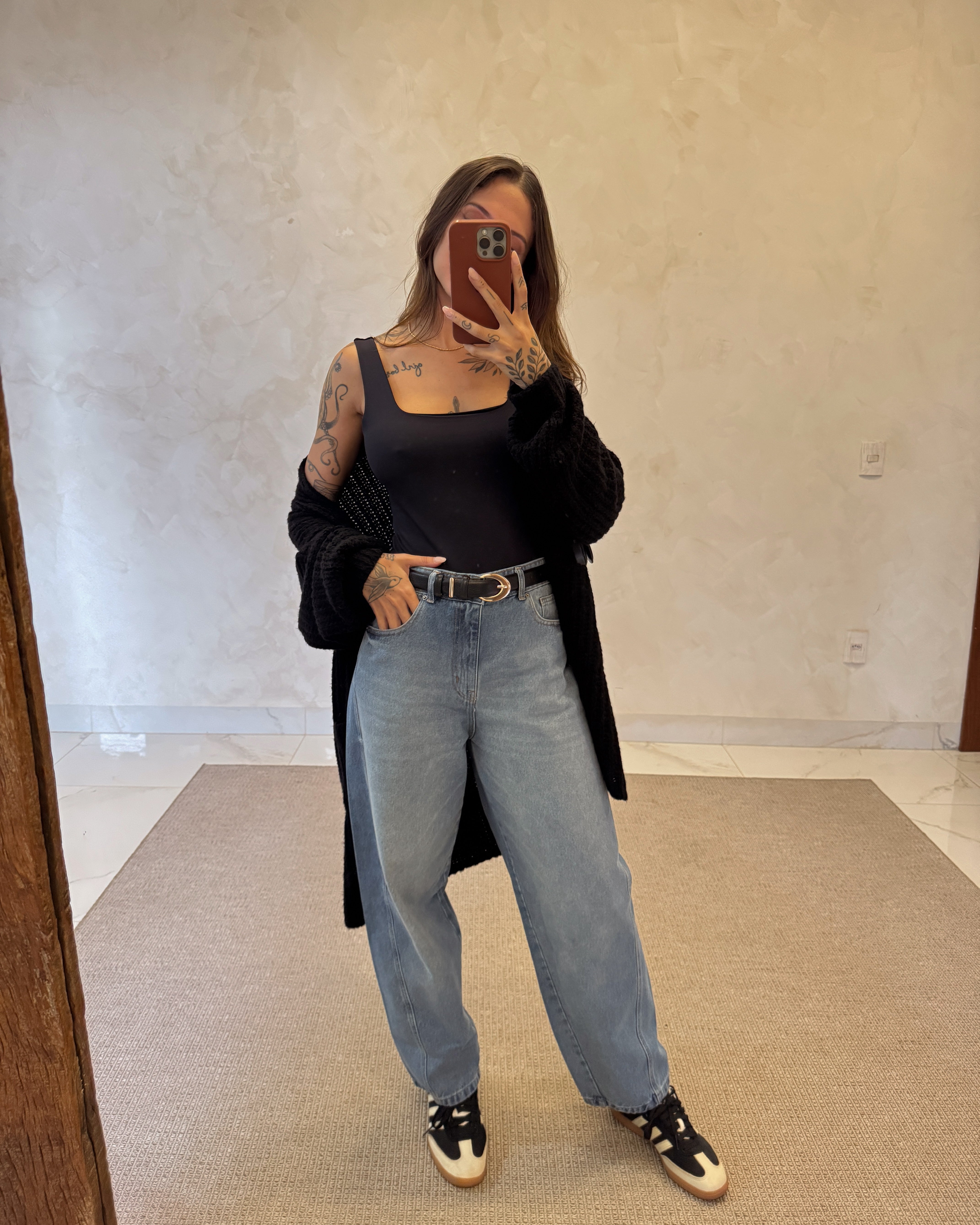Calça Jeans Barrel