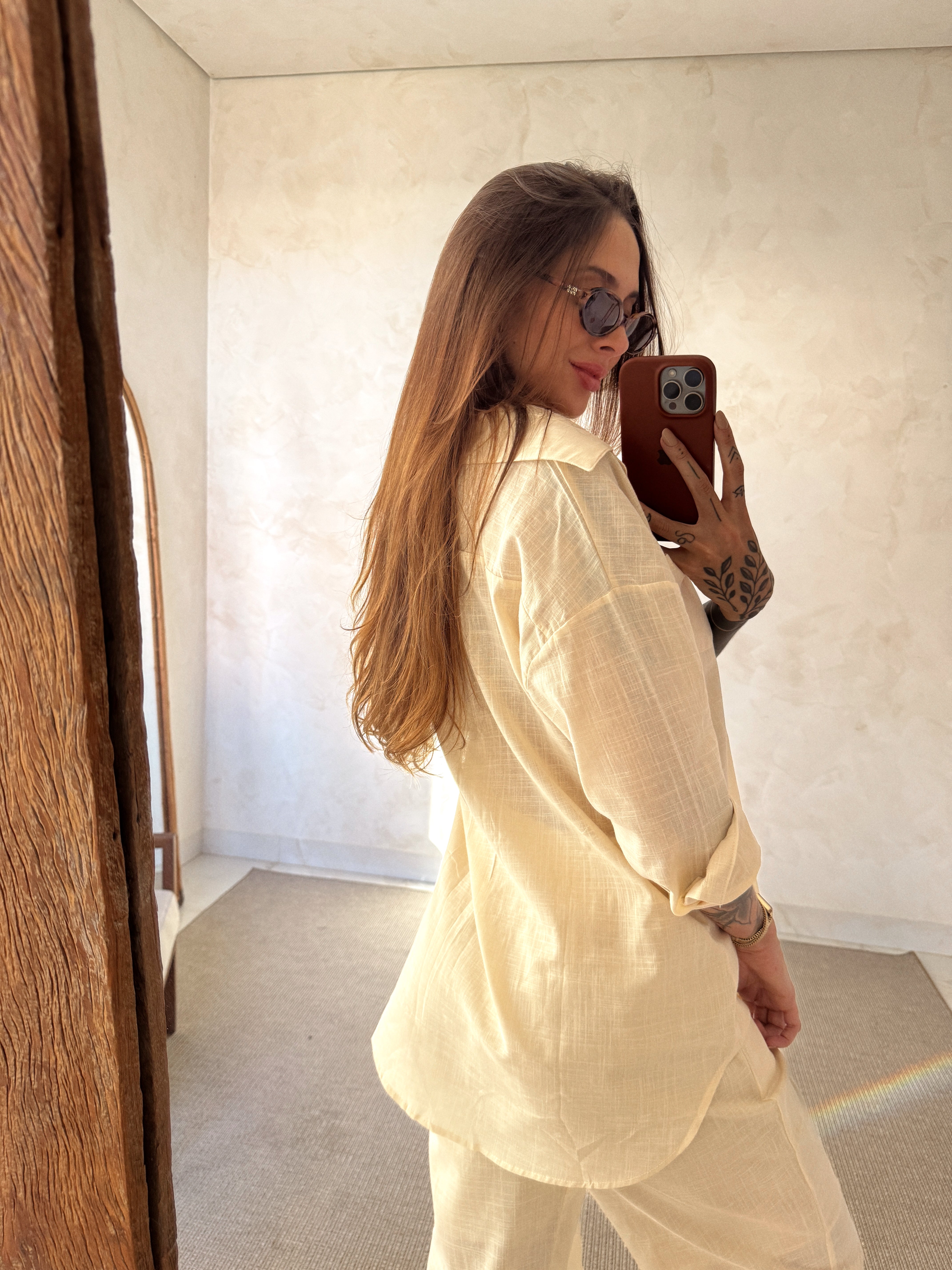 Conjunto Camisa + Calça em Algodão Brooklyn
