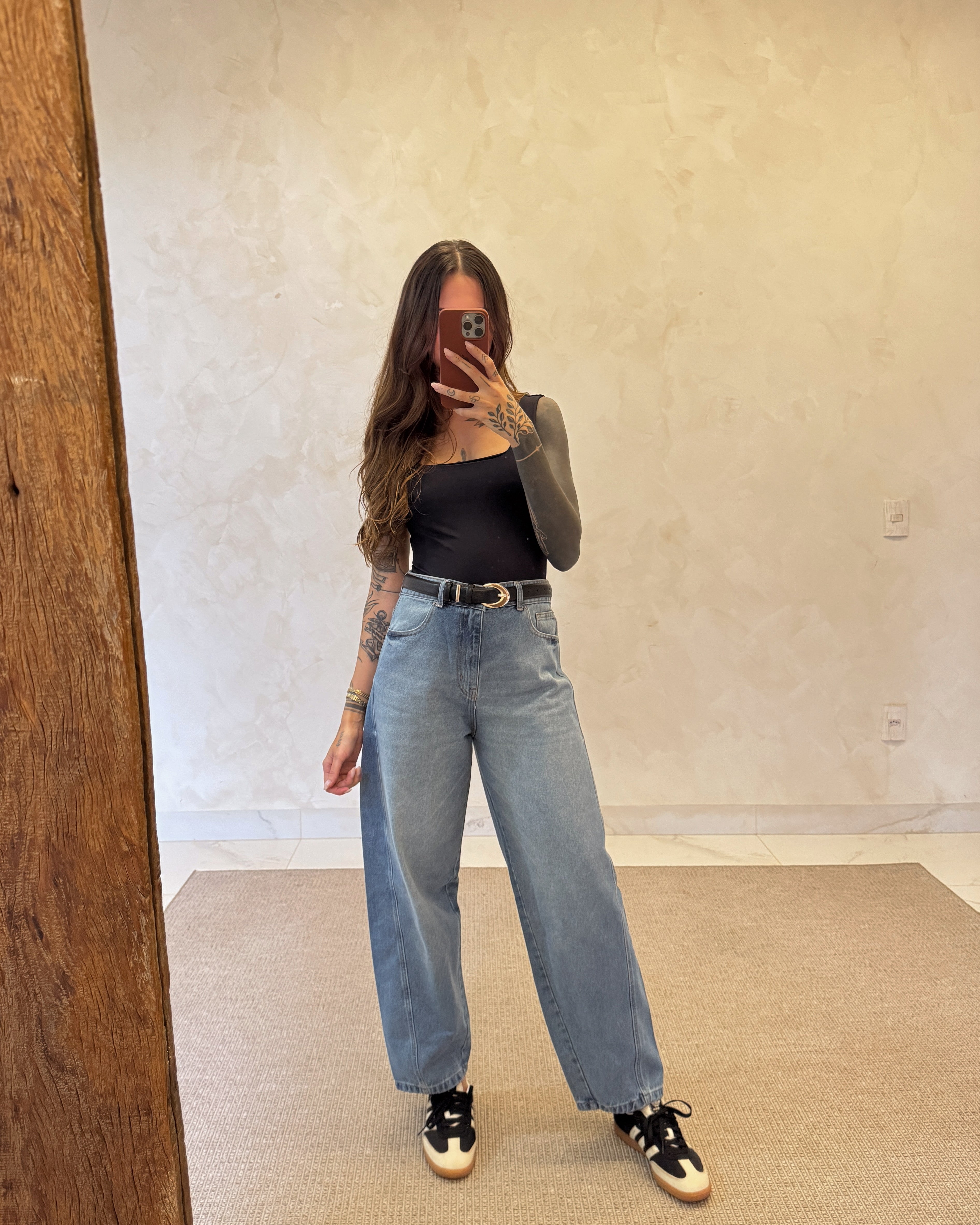 Calça Jeans Barrel