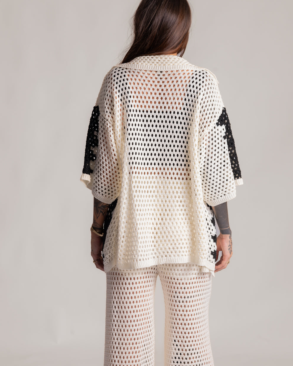 Conjunto Calça + Camisa em Tricot Noronha