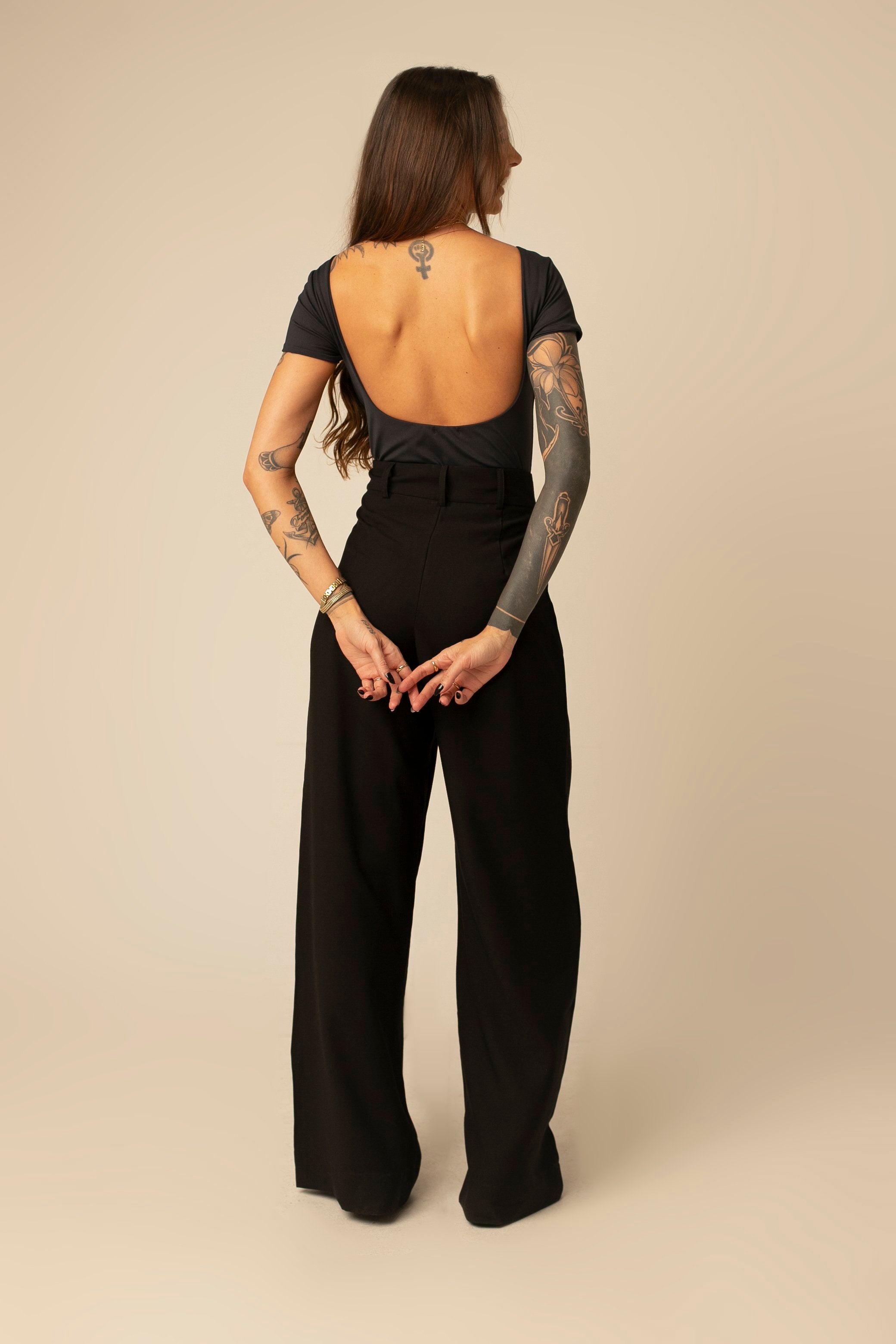Calça Alfaiataria Botão Olga