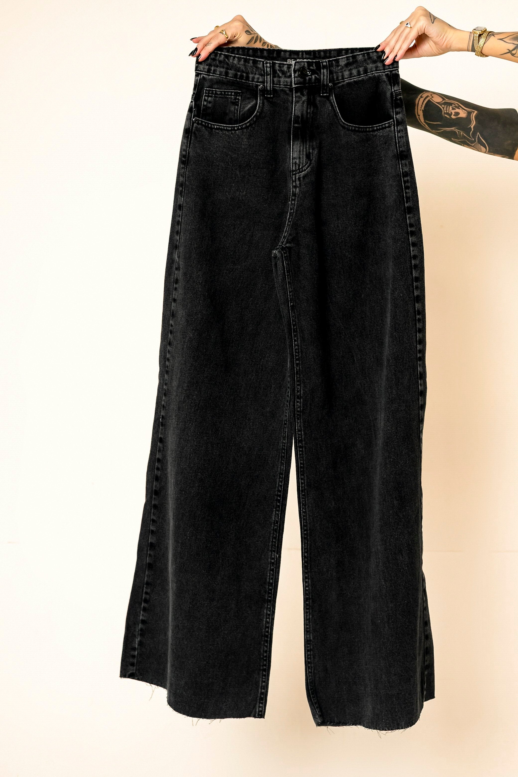 Pantalona Jeans Palazzo