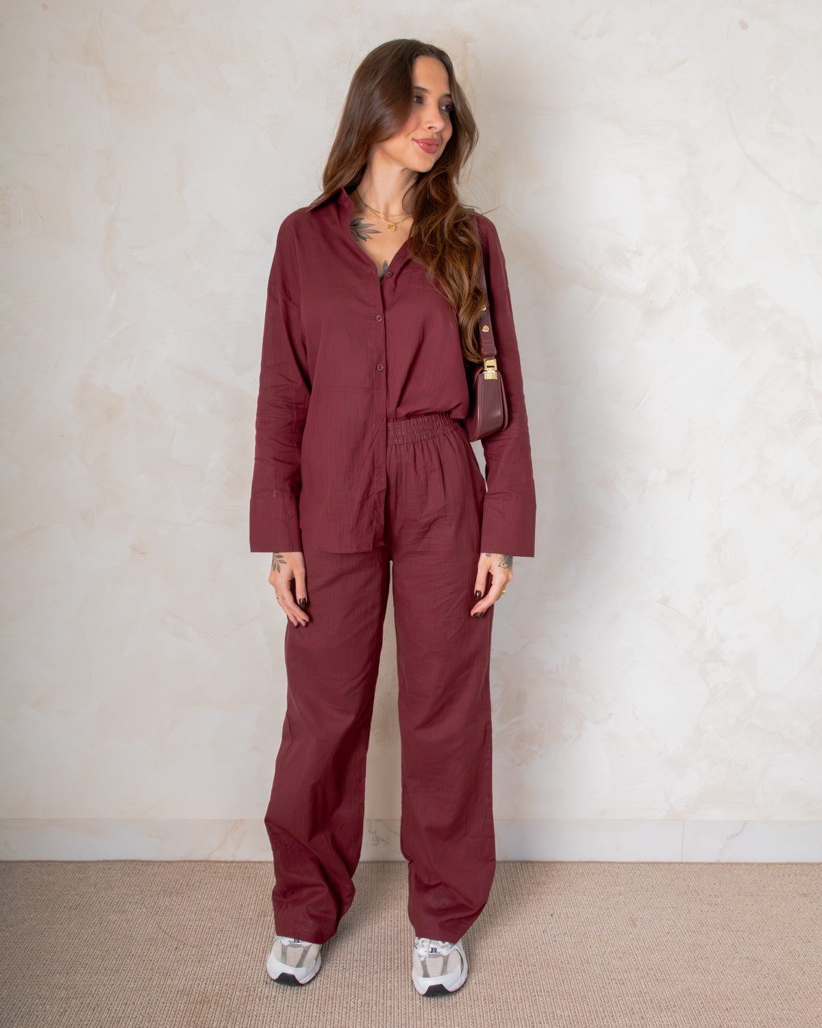 Conjunto Camisa + Calça em Algodão Brooklyn
