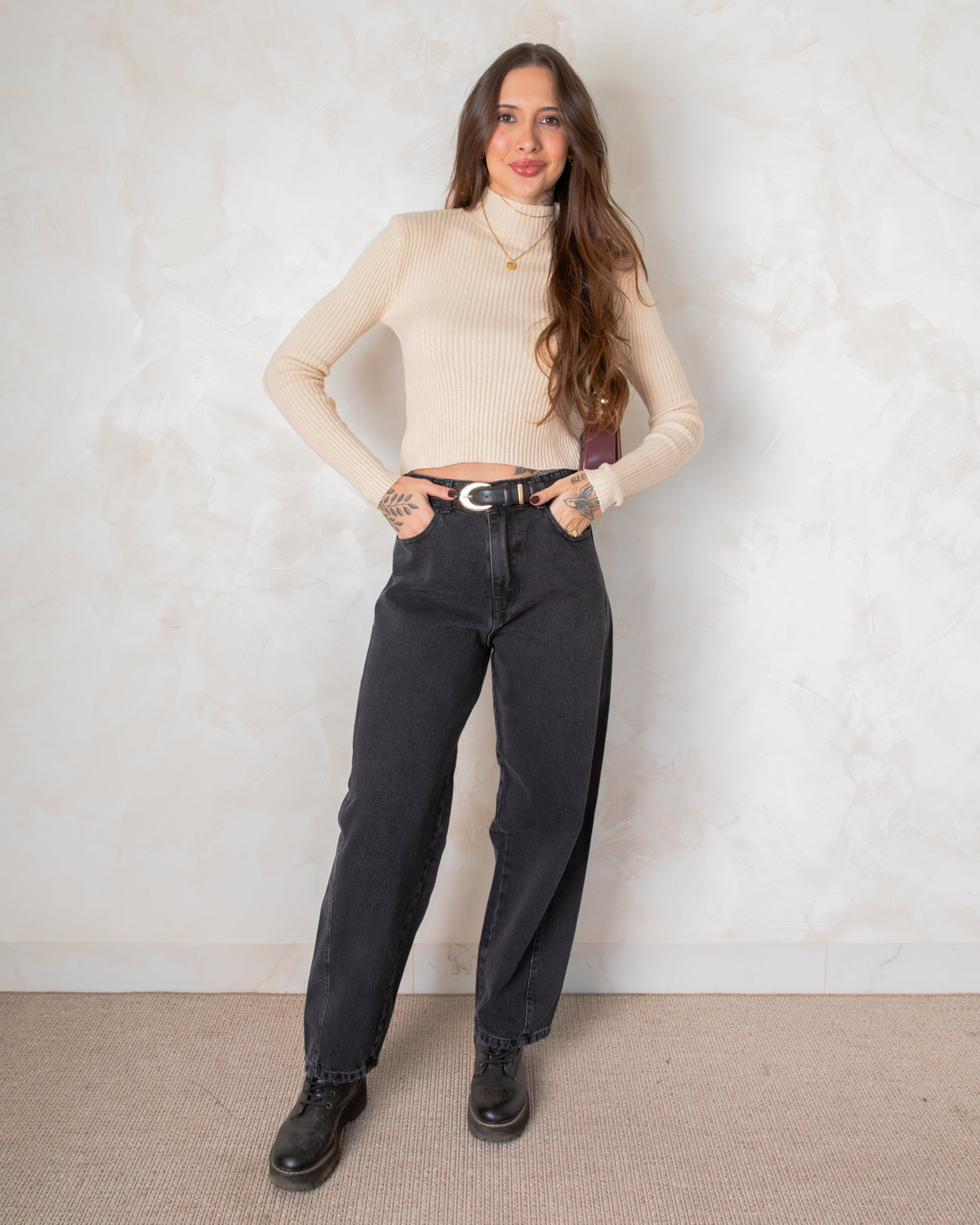 Calça Jeans Barrel