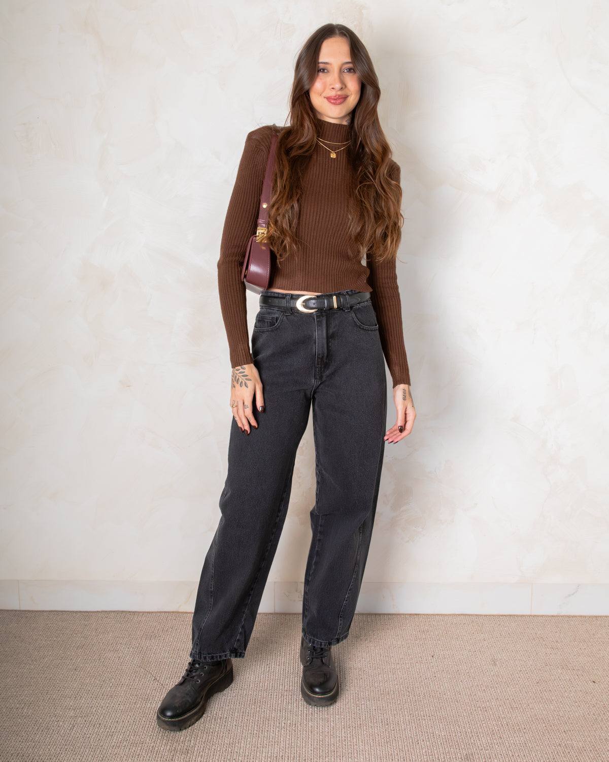Calça Jeans Barrel