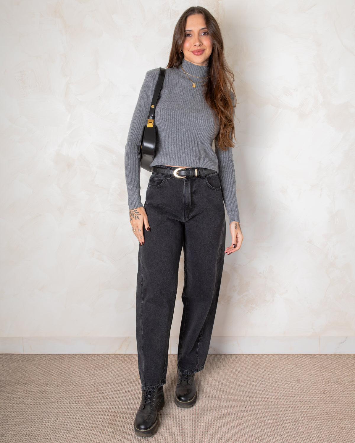 Calça Jeans Barrel