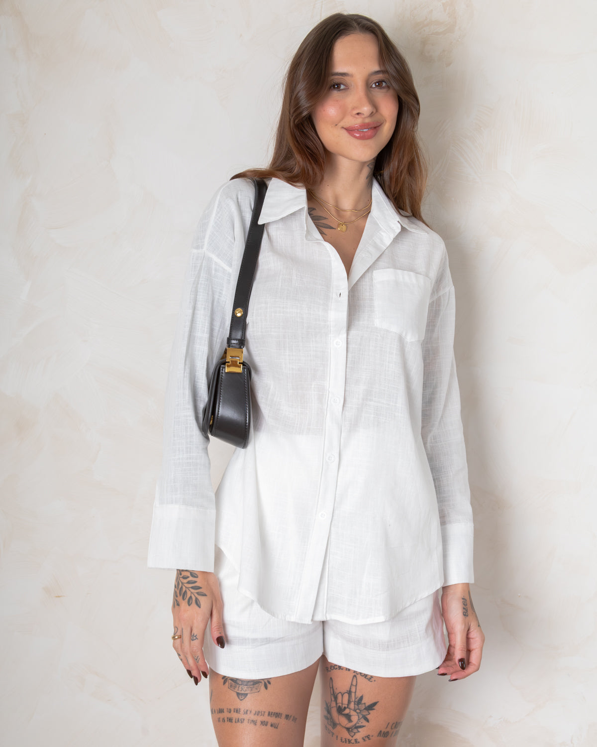 Conjunto Malta - Camisa + Short em Algodão