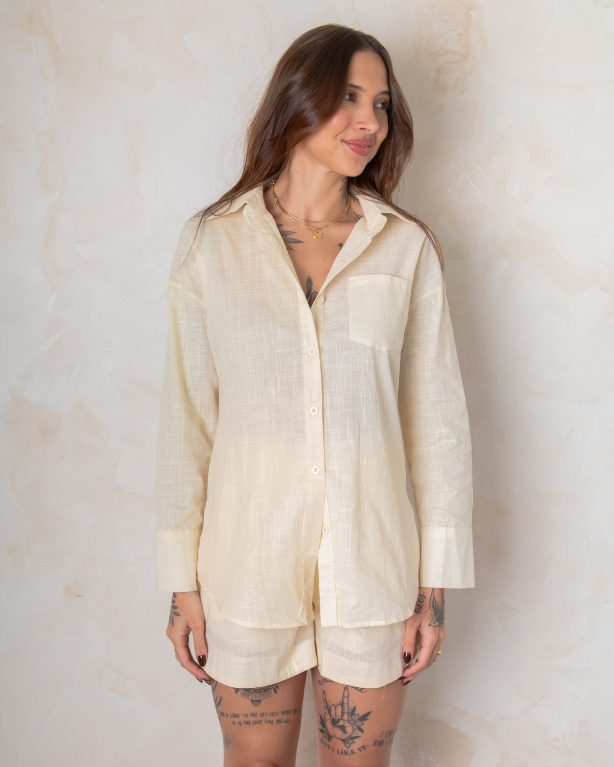 Conjunto Malta - Camisa + Short em Algodão