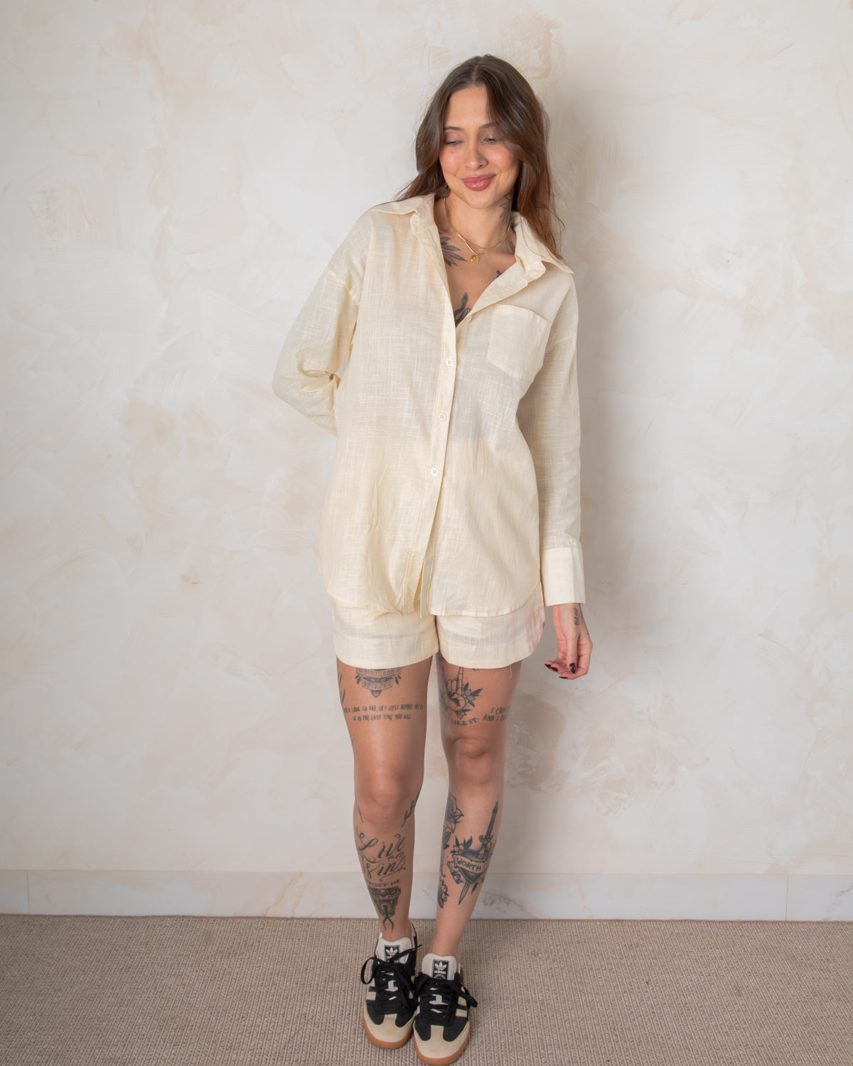 Conjunto Malta - Camisa + Short em Algodão