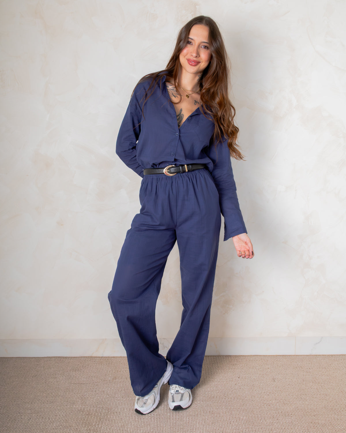 Conjunto Camisa + Calça em Algodão Brooklyn