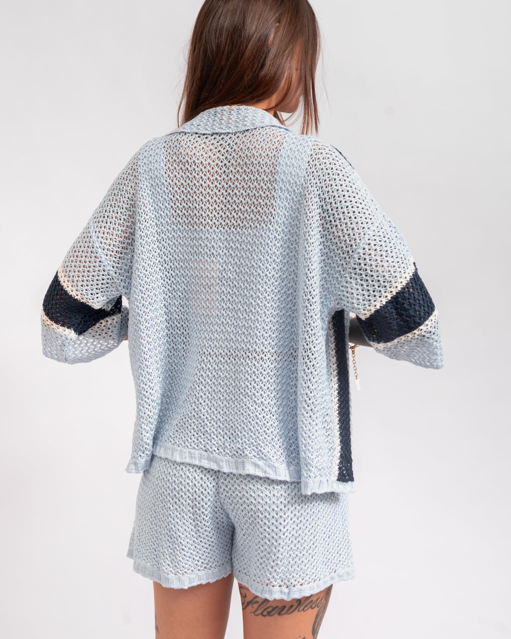 Conjunto Camisa + Short Tricot Candy Colors